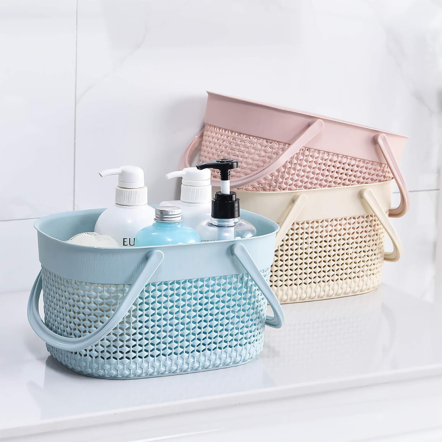 portable-plastic-shower-caddy-basket-with-handles-blue
