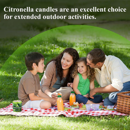 Citronella Candles Outdoor, Soy Wax 9 Oz 4 Pack4