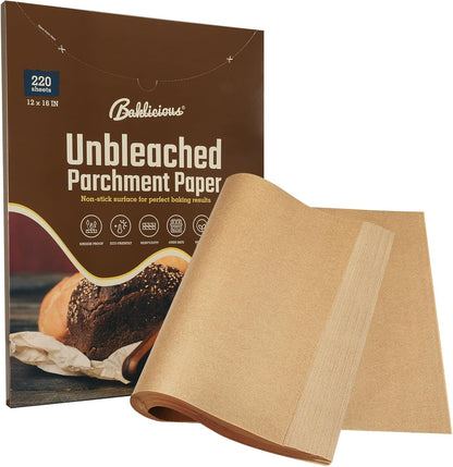 12X16Inch 220Pcs Unbleached Pre-Cut Heavy Duty Parchment Baking Sheets1