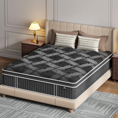 12" Full Mattress, Pocket Spring, Pressure Relief & Gel Memory Foam1