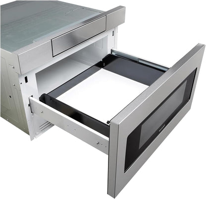 SMD3070ASY Microwave Drawer Oven, 30-Inch, 1.2 Cubic Feet, 950 Watt, Concealed Angled Touch Control Panel with Digital LCD Display, Stainless Steel | 950 Watt, Concealed Angled Touch Control Panel, Digital LCD Display, Stainless Steel8