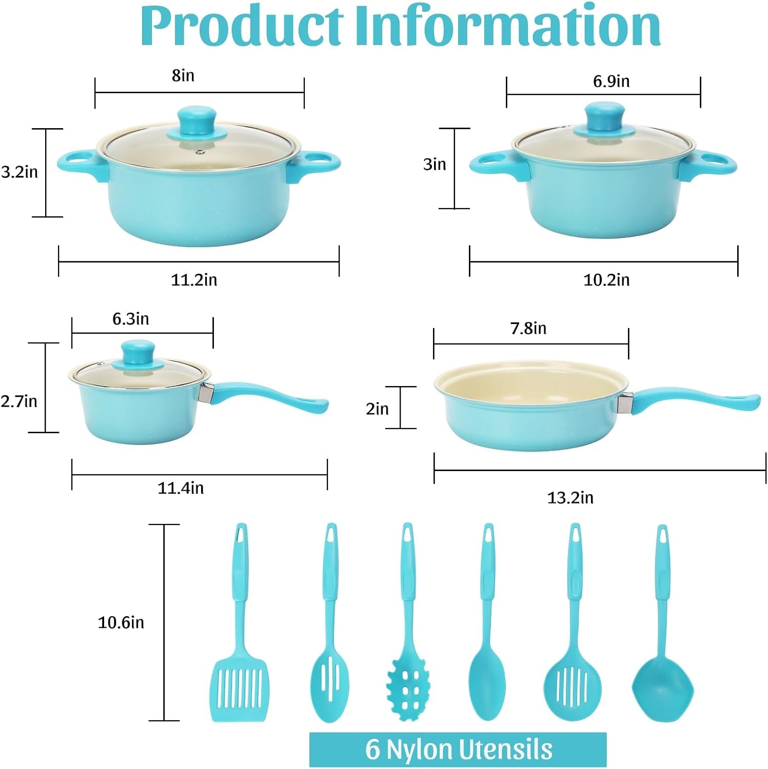 non-stick-cookware-set-13-piece-set-portable-lightweight-cast-iron-pots-and-pans-with-glass-lids-and-nylon-utensils-outdoor-camping-picnic-travel