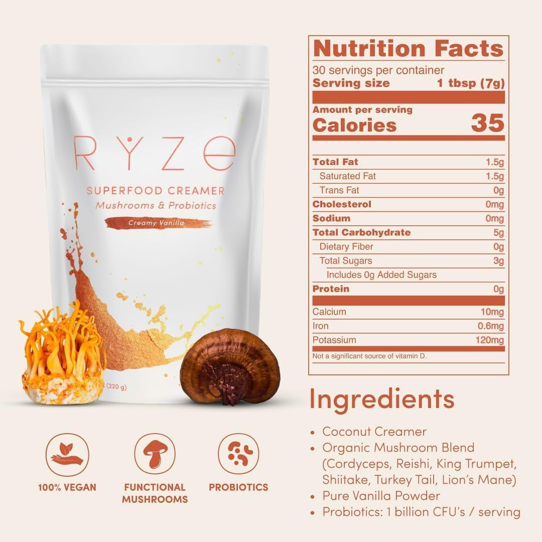 ryze-n-shine-bundle-mushroom-coffee-probiotic-creamer-30-servings-medium-roast-6-organic-adaptogenic-mushrooms-like-lions-mane-turkey-tail-cordyceps-supports-energy-focus-gut-health