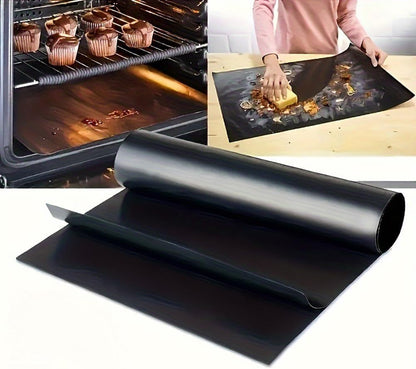 2 Pack of Heavy Duty Non-Stick Oven Liners: BPA and PFOA Free, Great for Electric Ovens, Gas Stoves, Microwaves, Charcoal and Gas Grills1
