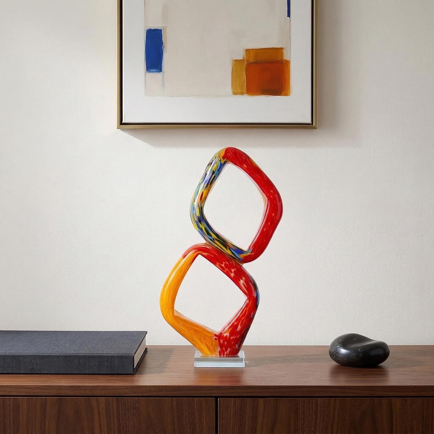 17-7in-tall-abstract-orange-glass-sculpture-large-hand-blown-glass-figurine-handblown-statue-for-home-decor-living-room-shelf-mantel-tabletop-display-modern-art-accent-piece