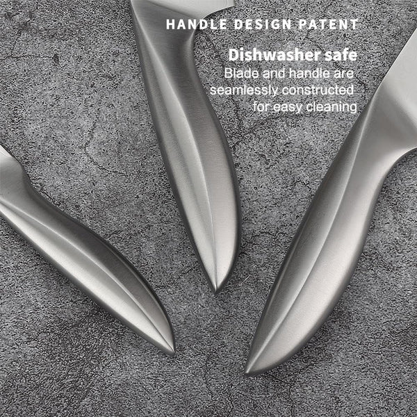 3 PCS Damascus Chef Knife Set, Ultra-Smooth Cutting Experience and Professional Grade Sharp, Kitchen Knife Set,Handle Ergonomic Design,9Cr18Mov High Carbon Stainless Steel,Dishwasher Safe7