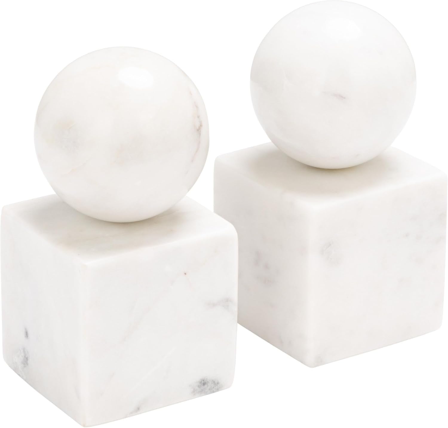 creative-co-op-2-piece-marble-geometric-bookends-white