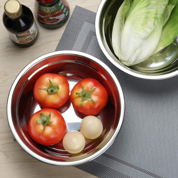 4-Pack Stainless Steel Mixing Bowls, Metal Prep Bowls6