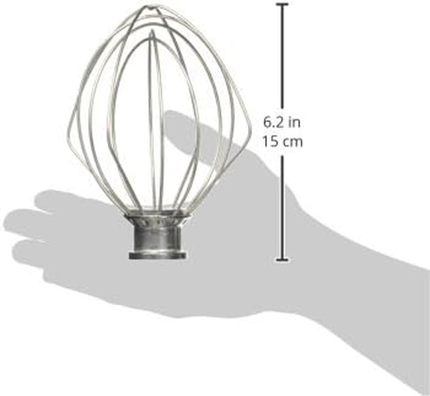 kitchenaid-k45ww-wire-whip-for-tilt-head-stand-mixer-stainless-steel-silver-metal-construction-provides-maximum-volume-fits-select-kitchenaid-models