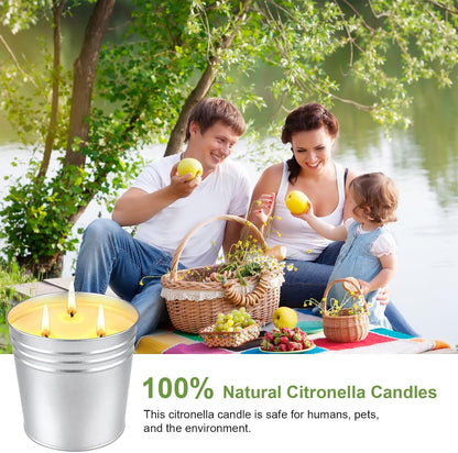 Citronella Candles Outdoor, 34OZ Large Citronella Candle for Patio Garden3