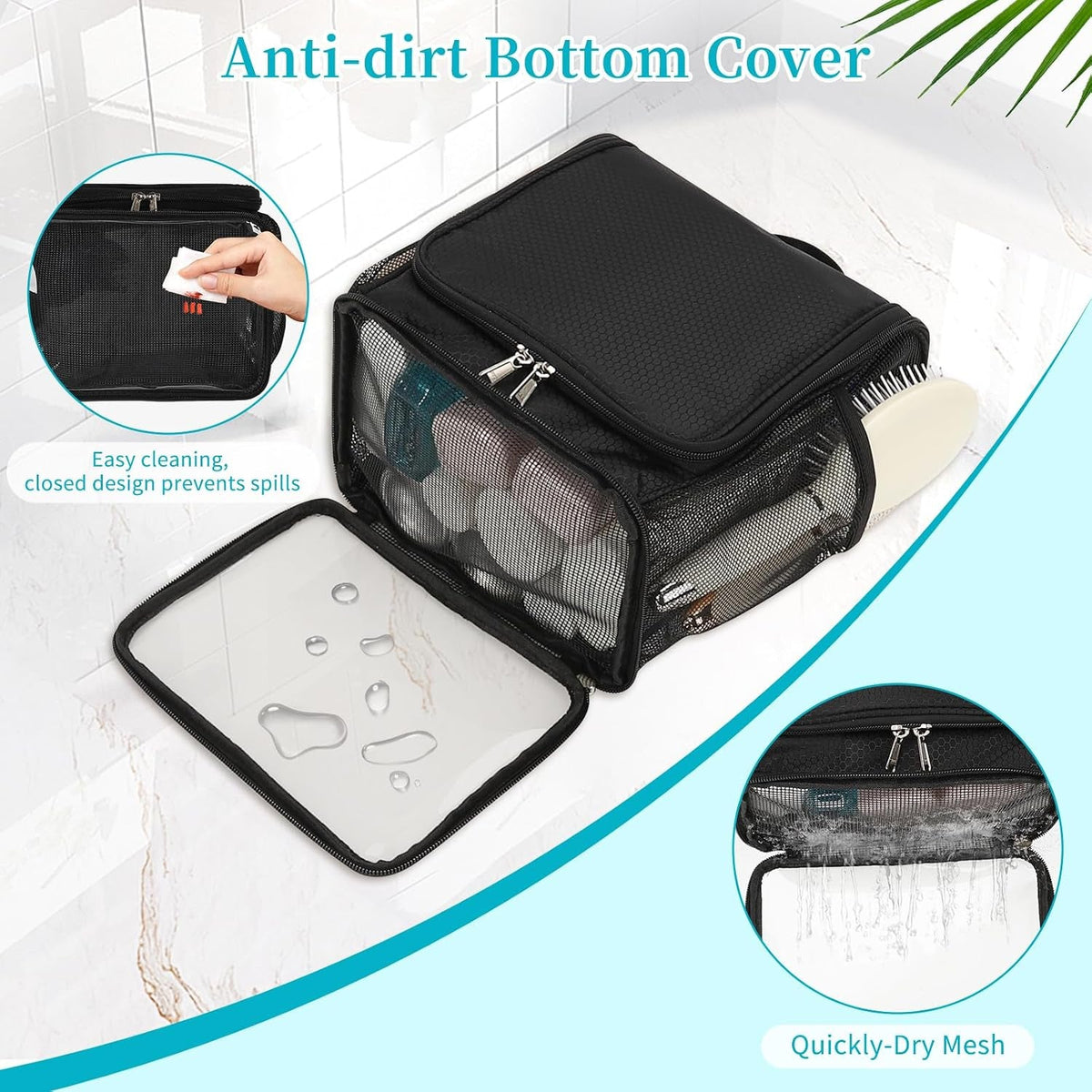 mesh-shower-caddy-portable-toiletry-bags-for-travel-black