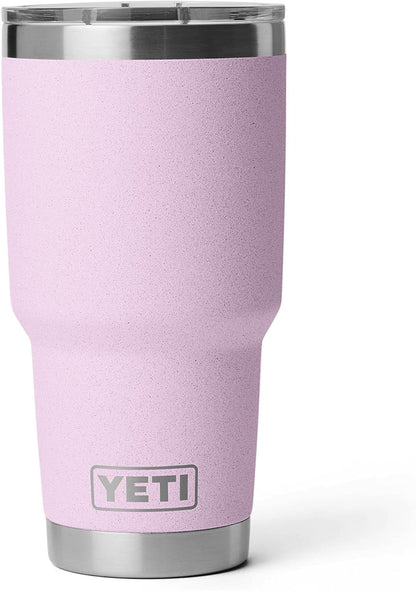 YETI Rambler 30 Oz Tumbler, Stainless Steel, Vacuum Insulated with Magslider Lid, Cherry Blossom1