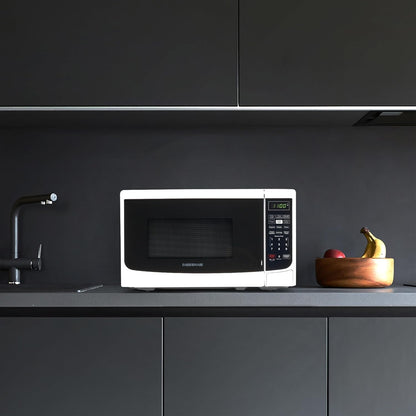 0.7 Cu. Ft. Countertop Microwave Oven – 700 Watts Power, Auto Cook Settings, Defrost, Easy Clean and Child Safety Lock - White7