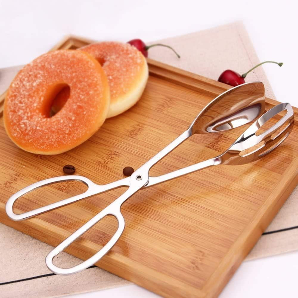 2-pack-serving-tongs-for-cooking-buffet-party-catering-thickening-food-serving-cake-bread-kitchen-salad-tongs-stainless-steel