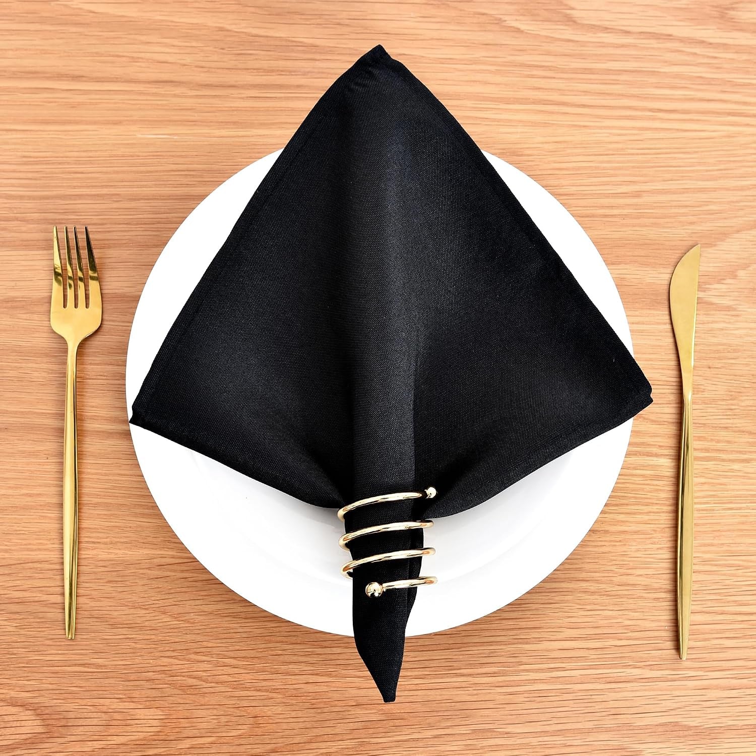 set-of-4-black-cloth-napkins-17-x-17-inches-solid-washable-polyester-dinner-napkins-with-hemmed-edges-for-dinners-parties-weddings-banquets-events-table-decoration