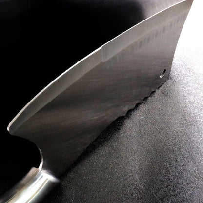 Meat Cleaver, 8 Inch Stainless Steel Vegetable Slicing Knife Meat Cutter Kitchen Knife Chopping Dual Purpose Knives Hollow Handle6