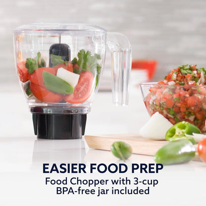 Oster Classic Series 16-Speed Blender with Food Chopper & 6-Cup Glass Jar, Countertop Kitchen Blender, Brushed Nickel7