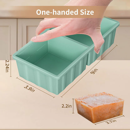 Silicone Freezer Tray for Soup Ice Cubes: 2-Cup Freezing Tray with Lid for Meal Prep - 2Pack Silicon Soup Portion Freeze Trays Make Stock Souped Ice Cube3
