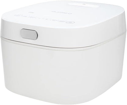 SMART COOKER Induction Heating IH Rice Cooker and Warmer, 1 L, 5 Cups of Rice, Non-Coating Inner Pot, Efficient, Multiple Function, White (5 Cups) | Non-Stick 1L Electric Rice Maker, Warmer for White/Brown Rice, Grain - Easy-To-Clean & Non-Coating Inner Pot, White1