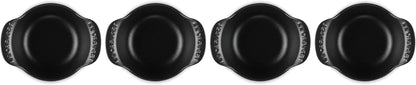 Le Creuset Enameled Cast Iron Mini Cocotte with Lid, .3 Qt., 4P., Licorice | Gourmand Collection5