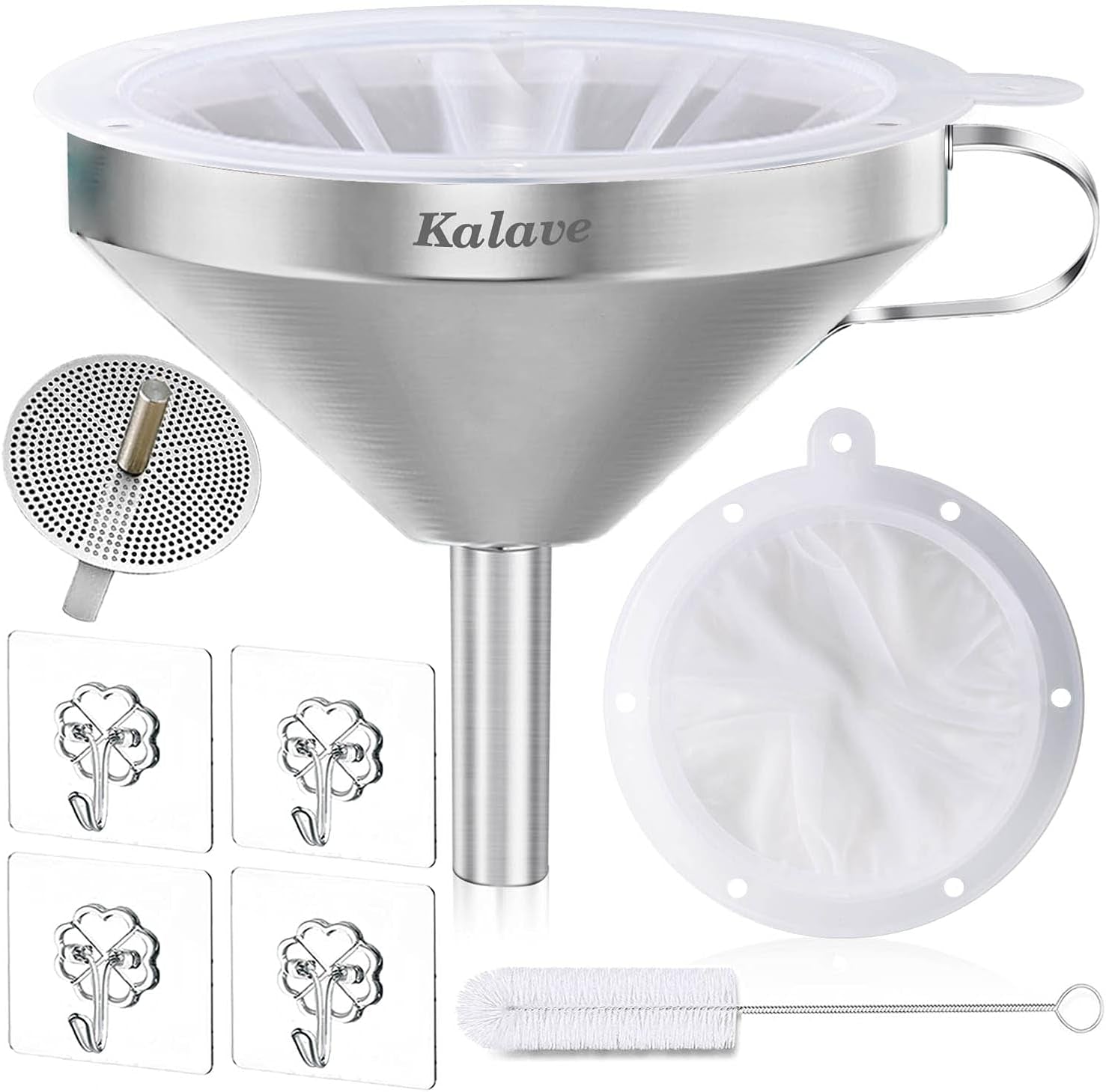 premium-stainless-steel-funnel-5-inch-food-grade-kitchen-funnels-with-200-mesh-food-filter-strainer-for-filling-bottles-oils-juice-wine-coffee-milk