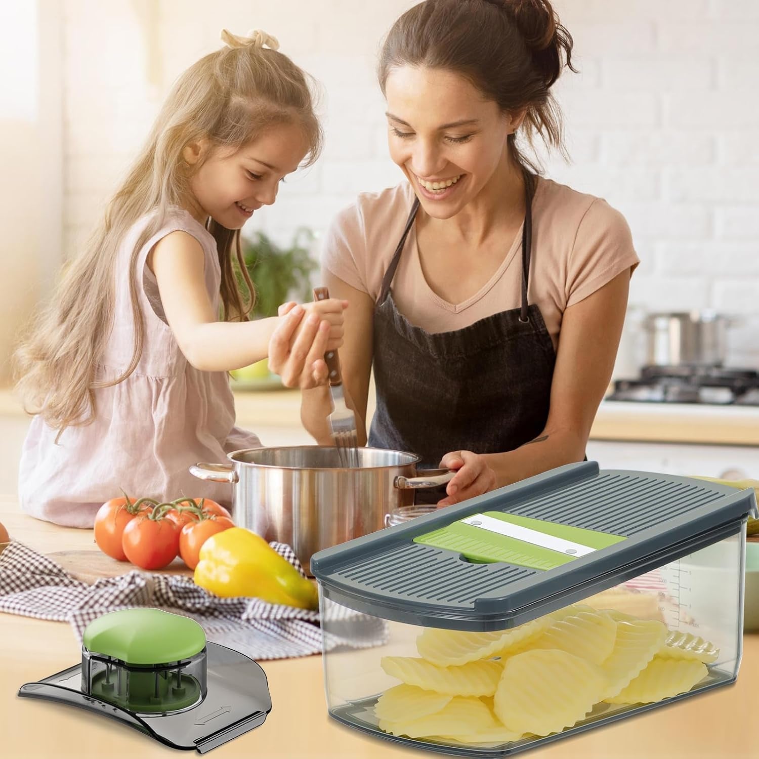 mandolin-slicer-for-kitchen-food-hand-safe-vegetable-shredder-with-6-mandoline-blades-veggie-waffle-cutter-for-potato-carrot-zucchini-onion-essential-kitchen-gadgets-6-in-1-gray