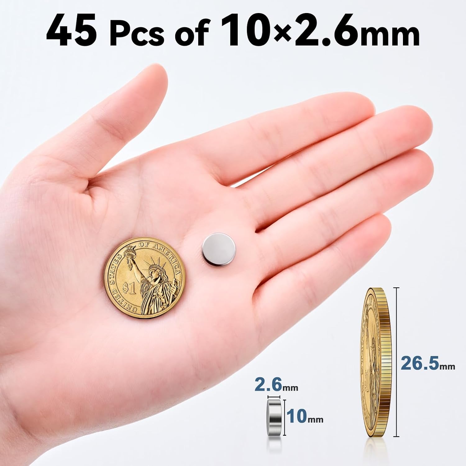 45-pcs-refrigerator-magnets-10x2-6mm-small-fridge-magnets-silver-multi-use-premium-neodymium-office-magnets-for-fridge-whiteboard-billboard-in-home-kitchen-office-and-school