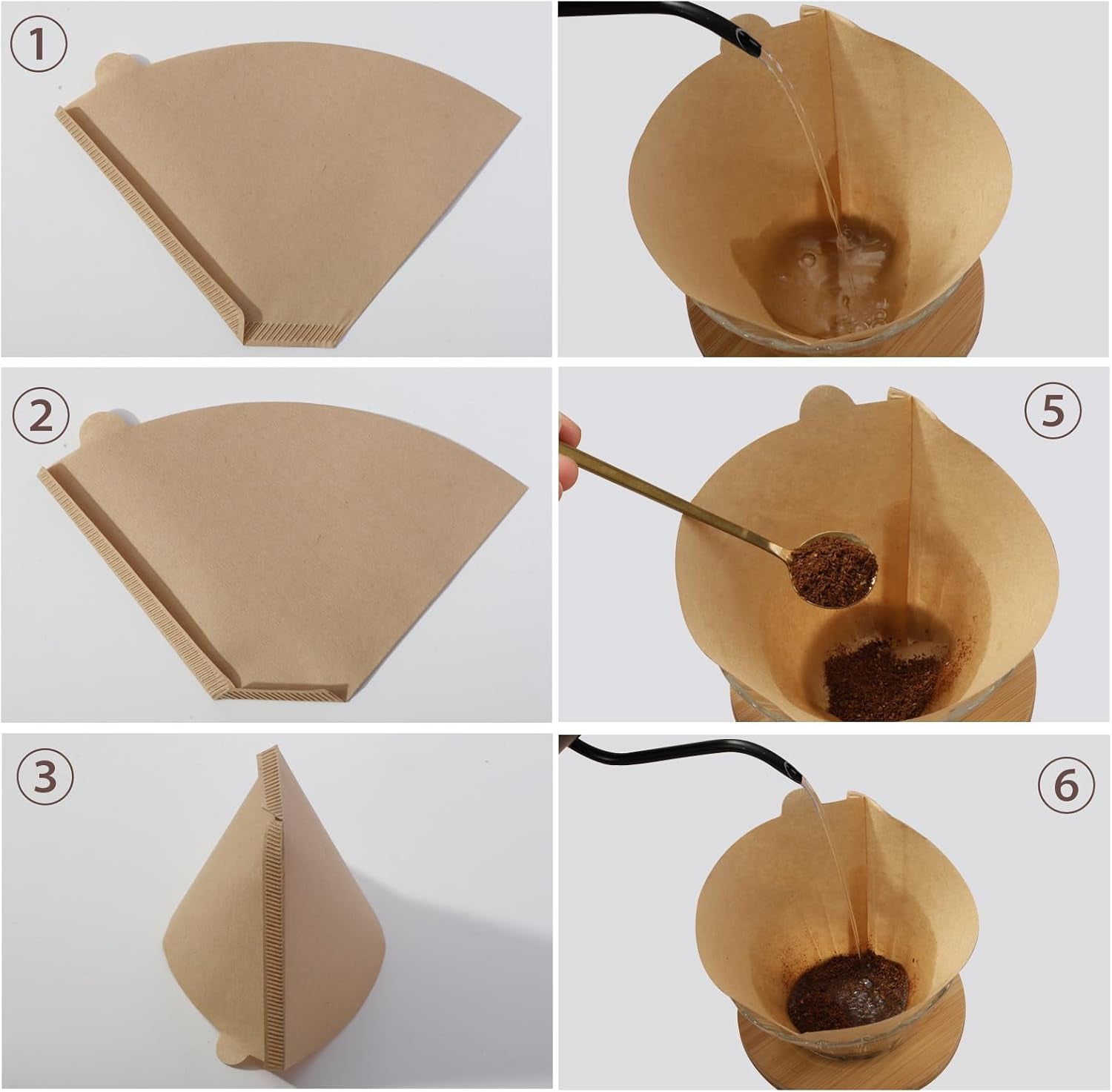 200-count-4-cone-coffee-filters-8-12-cup-compatible-with-ninja-maker-unbleached-disposable-natural-wood-pulp-coffee-filters-compatible-with-ninja-pour-over-and-drip-coffee-maker