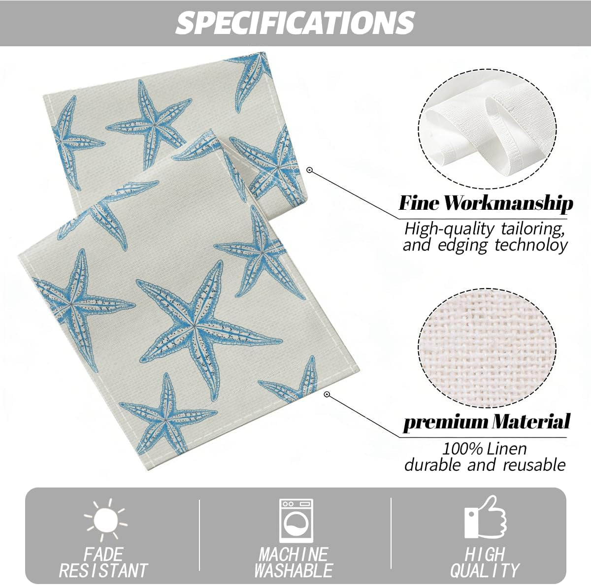 blue-starfish-table-runner-nautical-beach-table-runner-decor