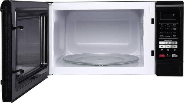 1.6 Cu. Ft. Countertop Microwave in Black | 1.6-Cu. Ft. Countertop Microwave Oven, Black, 1100W, Push-Button Door6