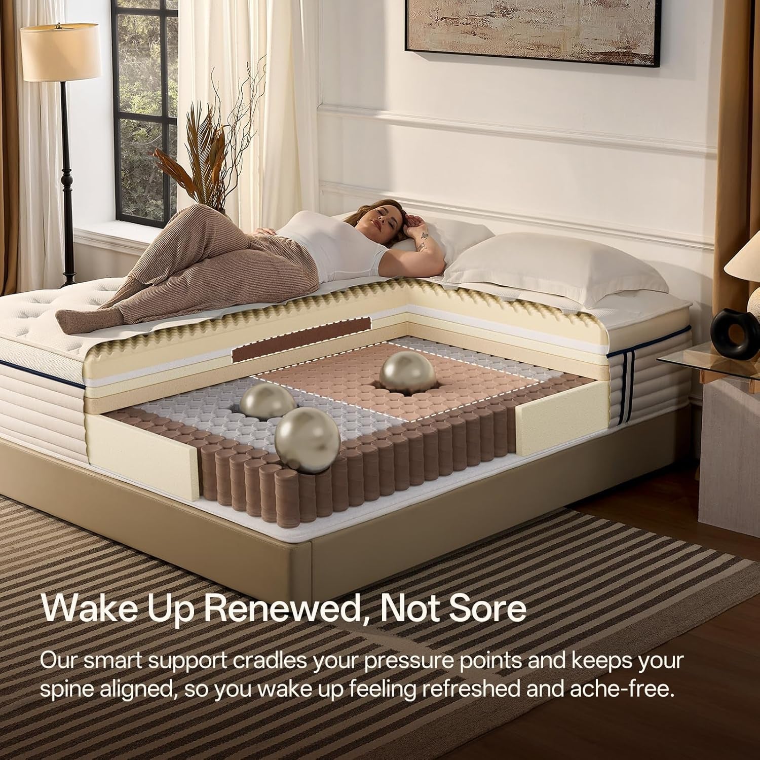 12-inch-queen-size-mattress-hybrid-memory-foam-medium-feel