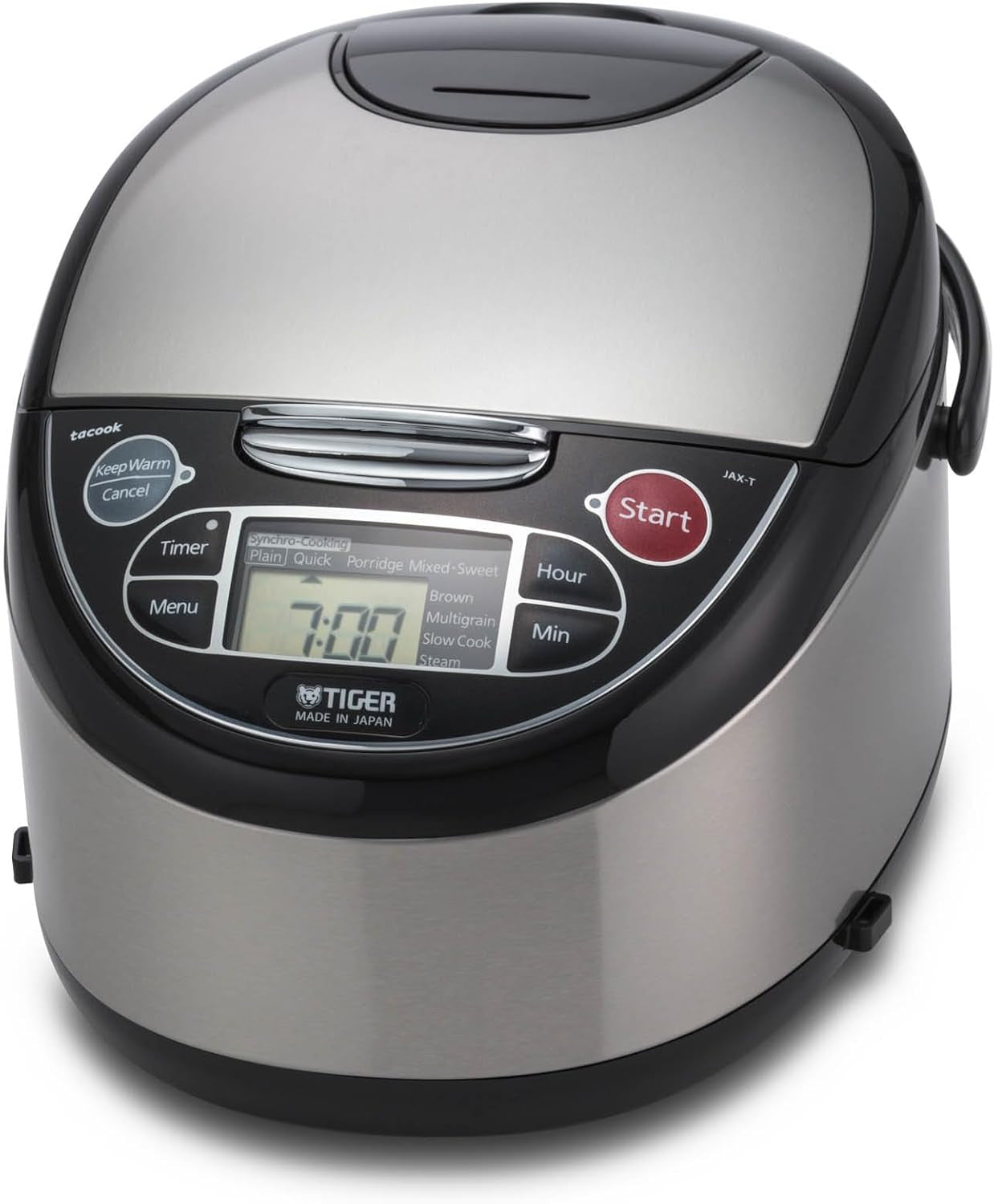 jax-t10u-k-5-5-cup-uncooked-micom-rice-cooker-and-warmer-with-tacook-food-steamer-cooking-tray-technology-and-10-auto-cook-settings-stainless-steel-black