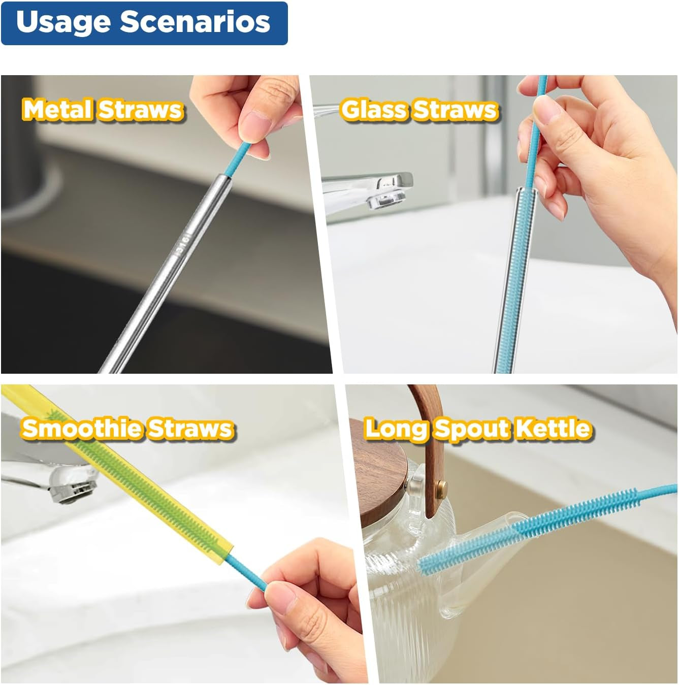 silicone-straw-cleaner-brush-2pcs-reusable-straw-brush-blue-2-piece-set-extra-long-for-tumblers-with-handles-and-glass-metal-smoothie-straws-non-slip-handle-soft-flexible-6mm-9mm