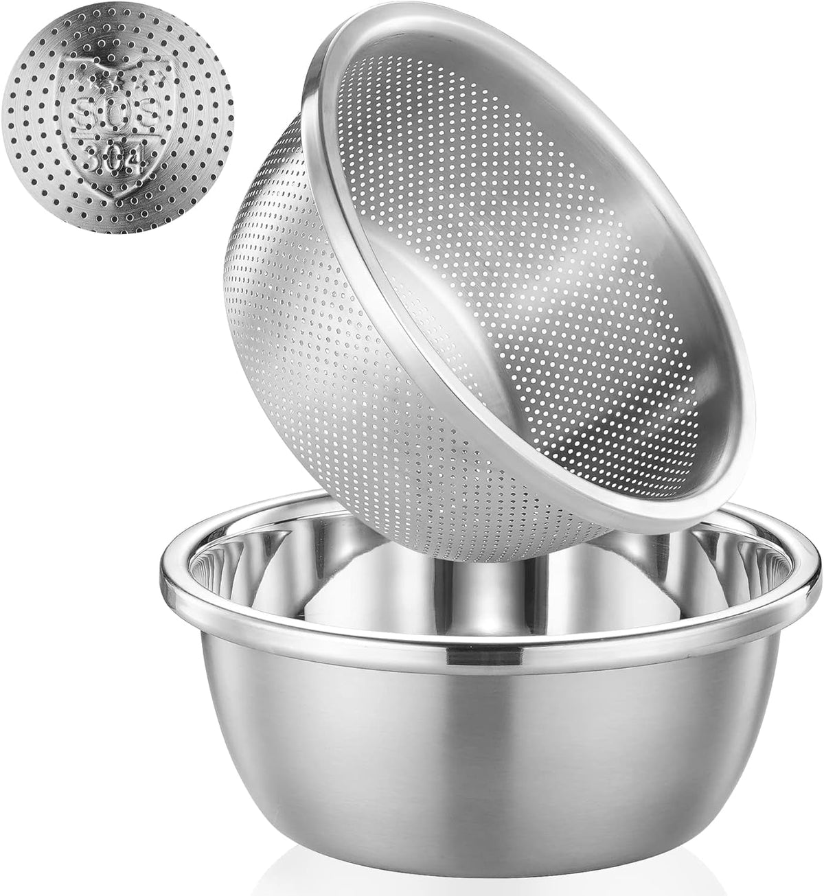304-stainless-steel-colander-2qt-microporous-colander-mixing-bowl-for-kitchen-cooking-rice-strainer-with-washing-bowl-for-pasta-straining-fruit-washing-vegetable-draining2pcs