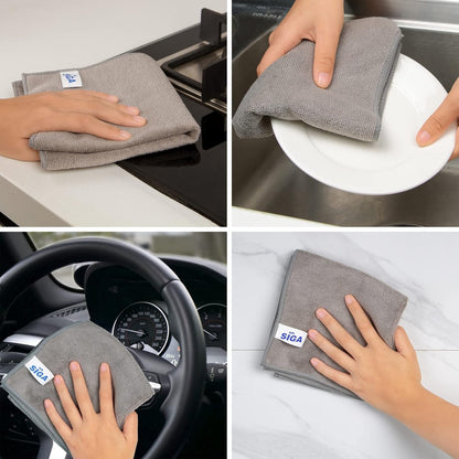Microfiber Cleaning Cloths, Streak Free Microfiber Towels, 12 Pack7