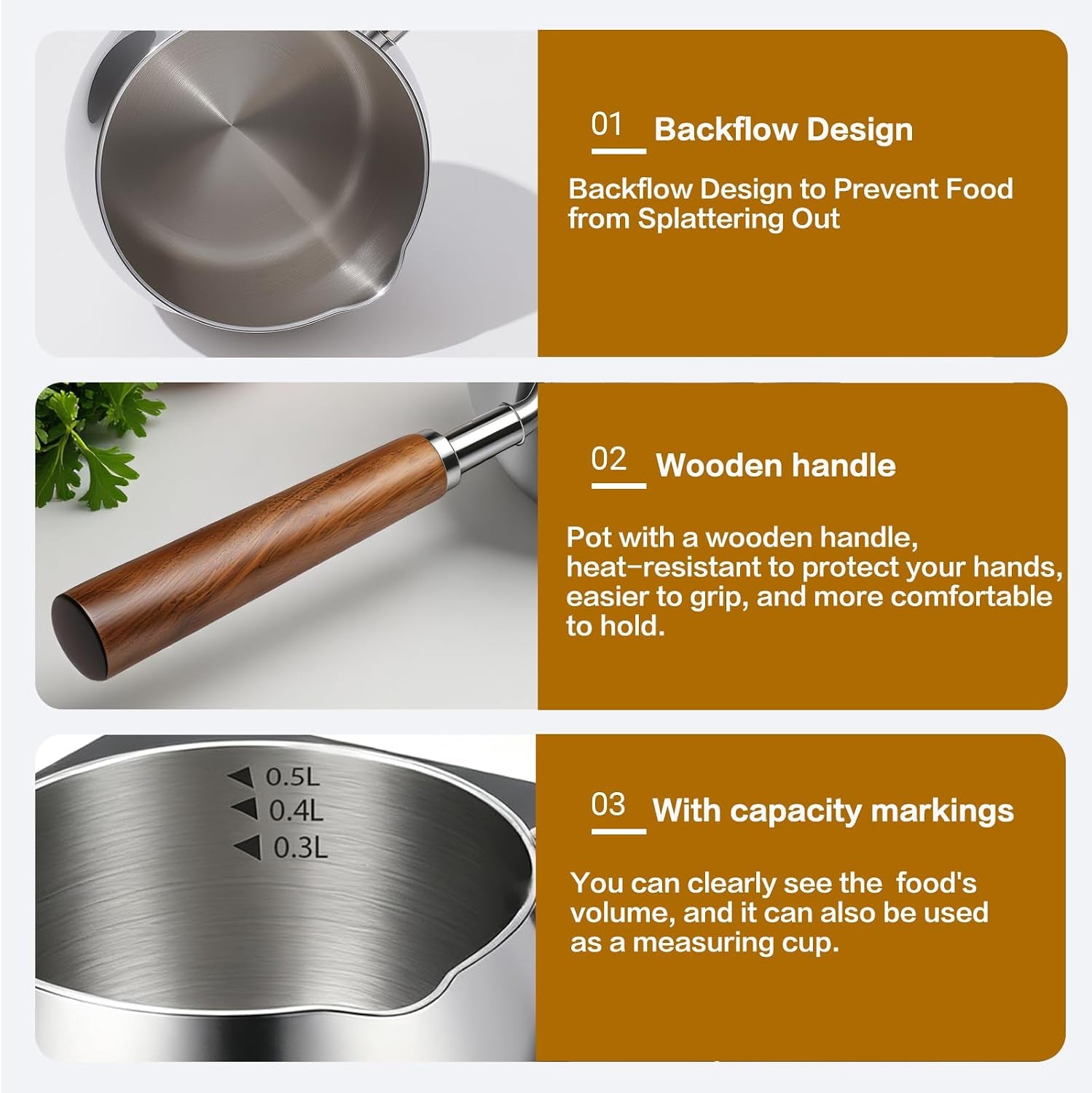 17fl-oz-500ml-stainless-steel-mini-pot-butter-warmer-milk-and-coffee-heater-seafood-butter-warmer-chocolate-melting-with-pour-spout-and-wooden-handle-induction-cooker-available