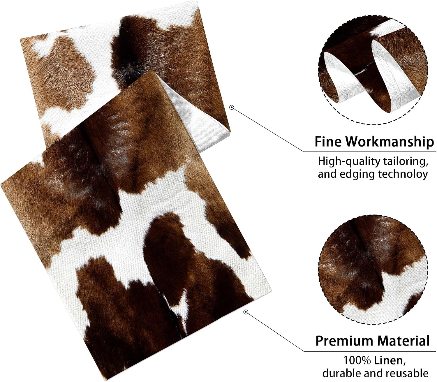 western-cow-print-table-runner-brown-cowhide-animas-printing-western-kitchen-decor-for-wedding-party-home-dinner-table-decorations-13-x-71-inch-just-a-print