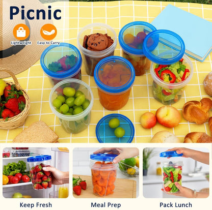 10 Pack 34Oz Soup Freezer Storage Containers with Twist Lids for Meal Prep9