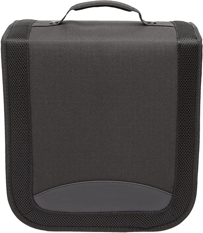 Polyester CD/DVD Portable Storage Binder with Handle, 400-Capacity, Black1