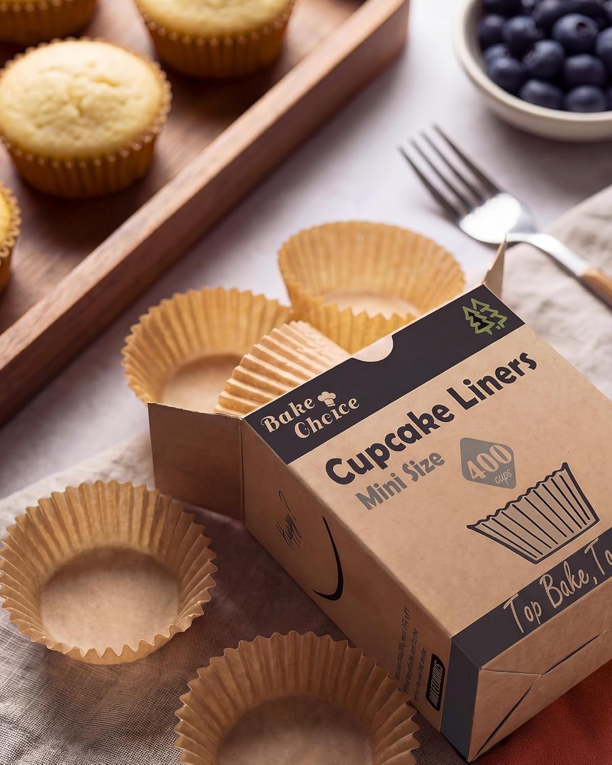 400pcs-mini-cupcake-liners-for-baking-muffin-liners-non-stick-natural-food-grade-grease-proof-parchment-for-mini-muffin-pan-christmas-gift