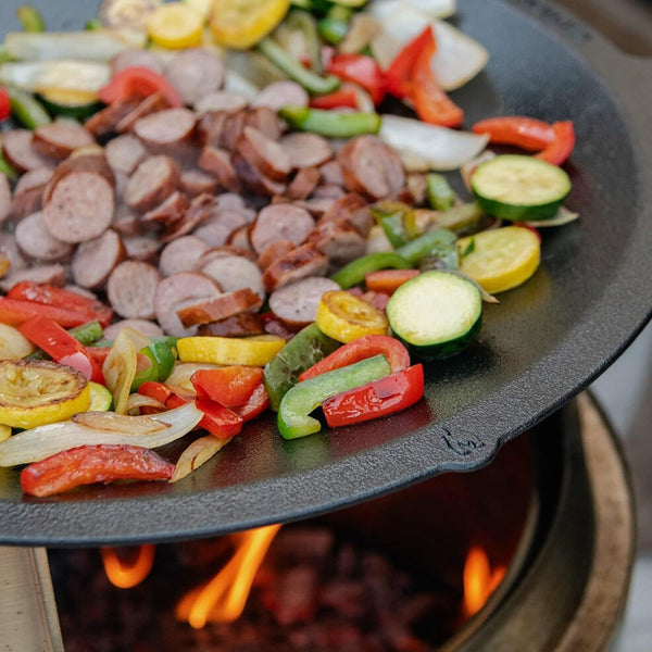 Solo Stove Large Cast Iron Wok Top, Stir Fry Pan, Cooktop for Bonfire and Yukon Fire Pit, Fireplace Accessory, Cooking Surface: 18", Depth: 2.5", Weight: 12.5 Lbs | Cooktop for Bonfire and Yukon Fire Pit, Fireplace Accessory, Cooking Surface: 18", Depth: 2.5", Weight: 12.5 Lbs4
