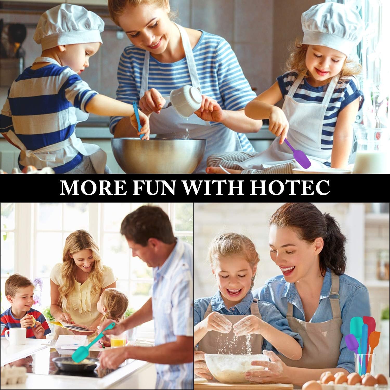 heat-resistant-600-food-grade-silicone-rubber-spatula-set-for-baking-cooking-and-mixing-non-stick-dishwasher-safe-bpa-free-multicolor-set-of-5
