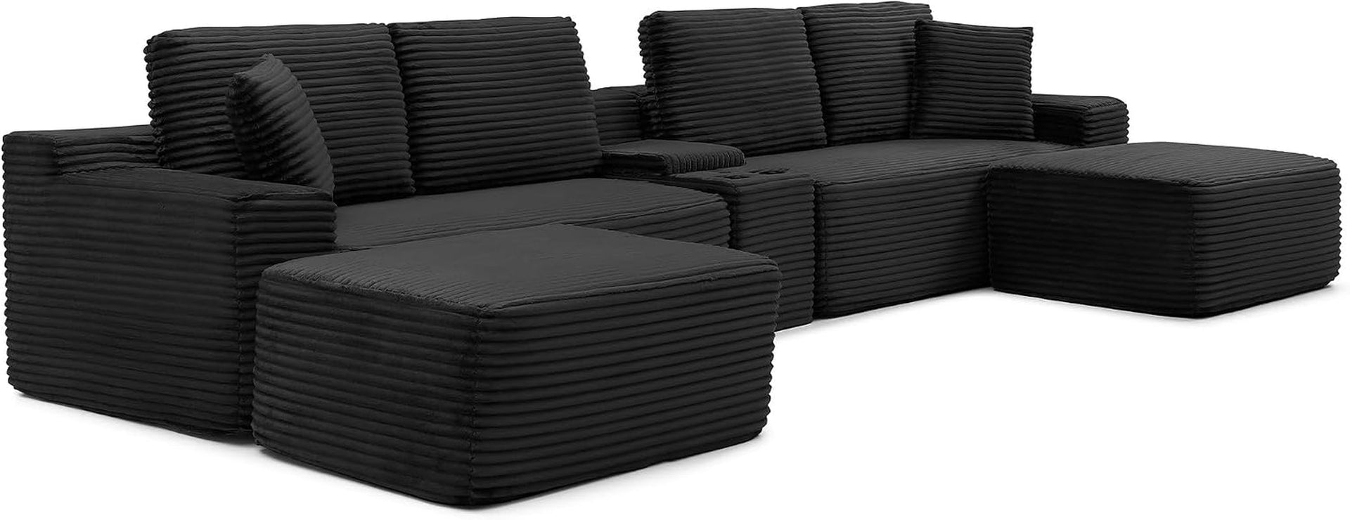 125-oversized-sectional-couches-for-living-room-modern-boneless-cloud-couch-with-ottoman-usb-port-cup-holders-comfy-corduroy-modular-sectional-u-shape-sofa-couch-for-apartment-black-couch-in-a-box