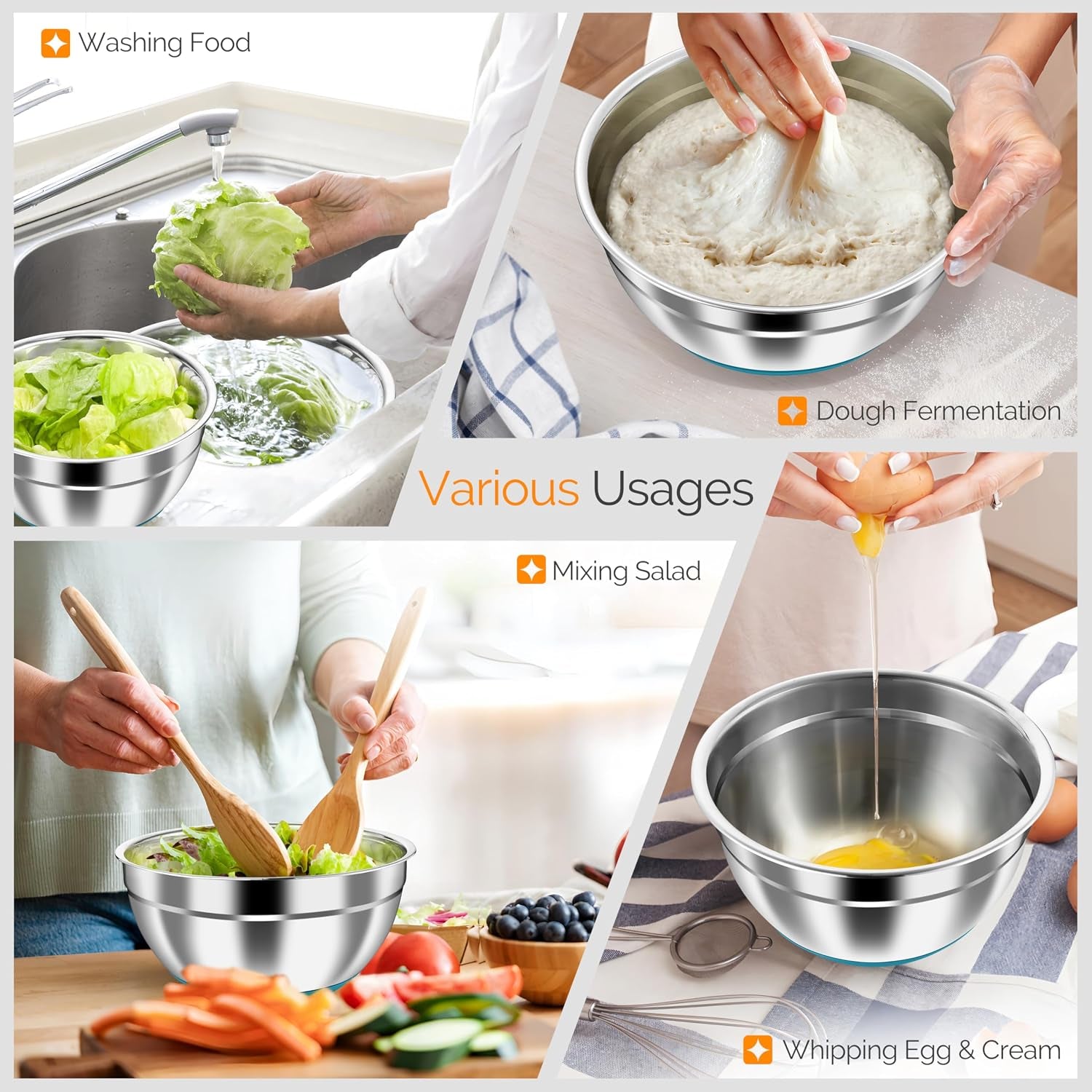 mixing-bowls-24-piece-stainless-steel-salad-serving-bowl-with-airtight-clear-lids-metal-nesting-bowl-for-kitchen-cooking-prepping-storing-with-3-graters-4-6-2-6-1-5-1-0-7-qt-teal-blue