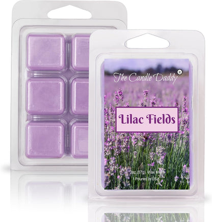 Lilac Fields - Floral Spring Scented Wax Melt - 1 Pack - 2 Ounces - 6 Cubes1