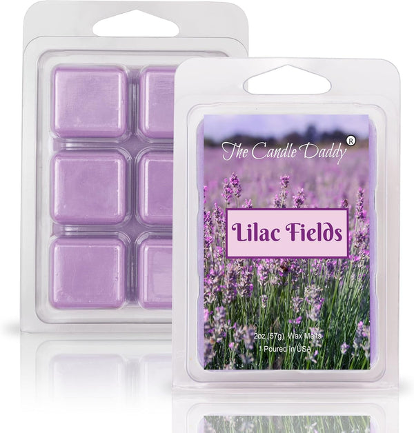 Lilac Fields - Floral Spring Scented Wax Melt - 1 Pack - 2 Ounces - 6 Cubes1