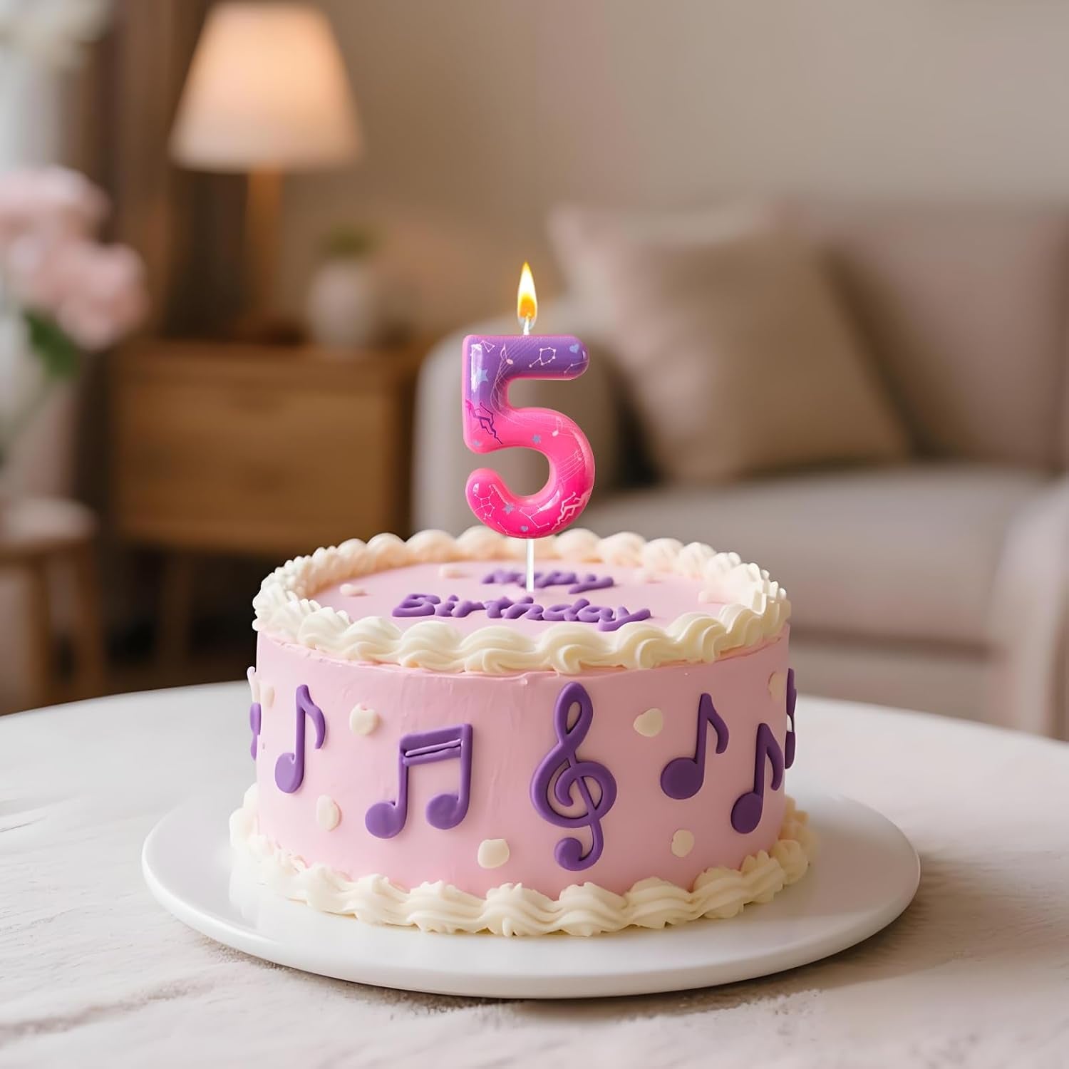 k-pop-pink-purple-number-birthday-candle-trendy-cake-decoration-for-themed-parties-sparkly-gradient-cake-topper-for-girls-birthday-party-decoration-for-teens-number-5