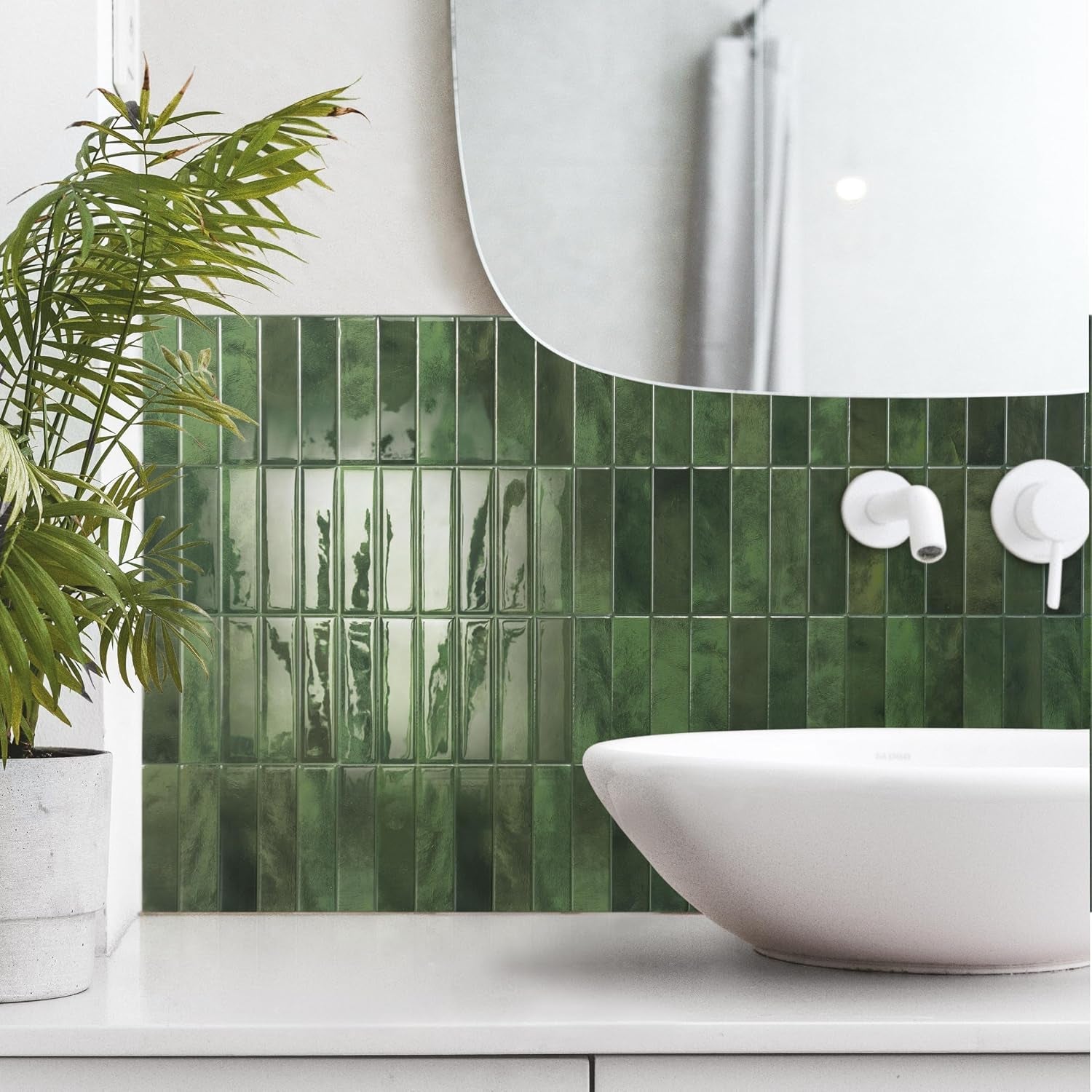 peel-and-stick-backsplash-stacked-forest-green-11-43x9-pack-of-5-3-5-sq-ft-glossy-heat-moisture-resistant-low-voc-kitchen-bathroom-renter-friendly-made-in-canada