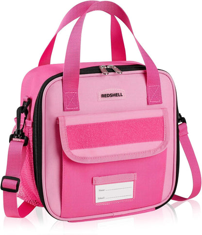 Lunch Box Kids, Large Insulated Lunch Bag for Girls, Rose Red1
