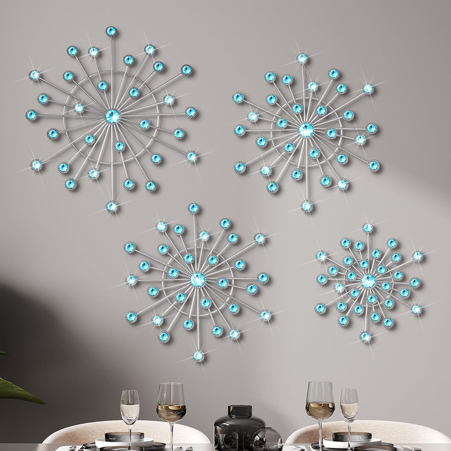 4-pcs-metal-wall-decor-bling-crystal-wall-art-cast-iron-rhinestones-sunburst-decor-starburst-art-hanging-diamond-accents-home-decorative-for-living-room-bedroom-entryway-blue